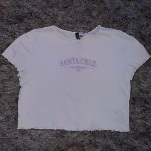 santa cruz crop top